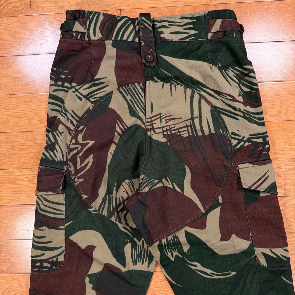 Rhodesian Brushstroke Camo Cargo Pants Mens 31x29 Military Tactical Trousers VTG - Picture 8 of 8